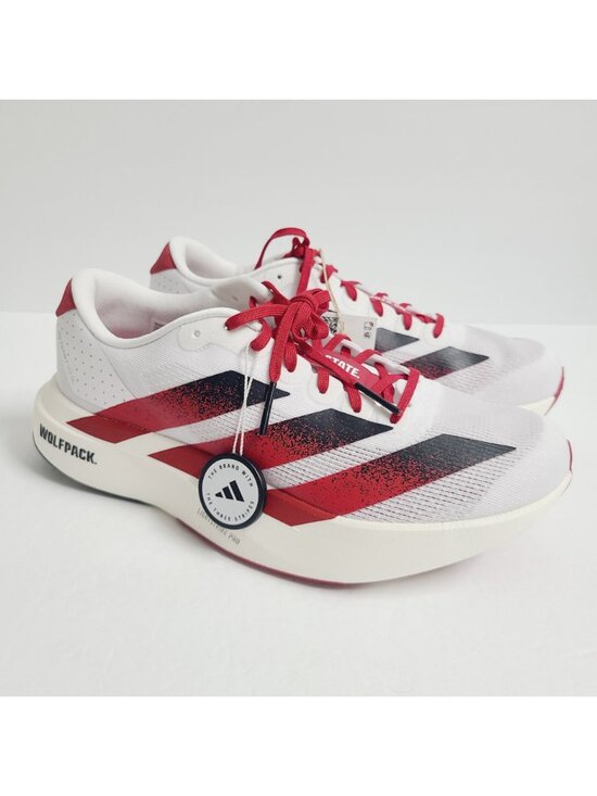 NEW Adidas Adizero Evo SL NC State Running Shoes JQ4571 Size 12 White #1 main image 4